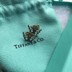 Tiffany & Co Sterling Silver Butterfly Earrings